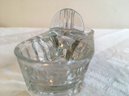 Art Deco peper- en zoutschaaltje Glas
